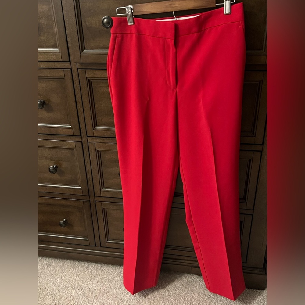 Ann Taylor High Rise Pencil Pant - fluid crepe size 4P - Picture 4 of 6